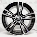RIN 17X8 5-120 R1 SPORT 4045 BLACK MACHINE FACE ET35 CB72.6