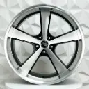 RIN 22X11 5-139.7 R1 SPORT QC5205 BLACK MACHINE FACE MI ET15 CB87.1