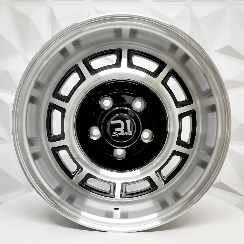 RIN 15X8 5-120.65 R1 SPORT L2336 BLACK MACHINE FACE ML ET-12 CB73.1