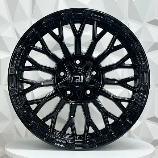 [209512] RIN 20X9 5-127/139.7 R1 SPORT 1894 FULL GLOSS BLACK+RIVETS ET0 CB78.1