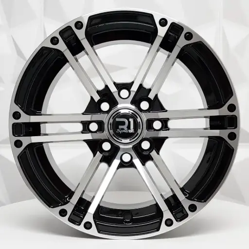 [131505] RIN 13X6 4-100/114.3 R1 SPORT 6036 BLACK MACHINE FACE ET5 CB73.1